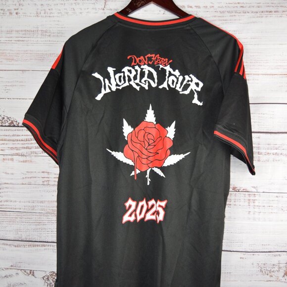Adidas Eladio Carrion Rapper Jersey World Tour 2025 Mens Size XL Slim Fit NWT - Picture 2 of 16